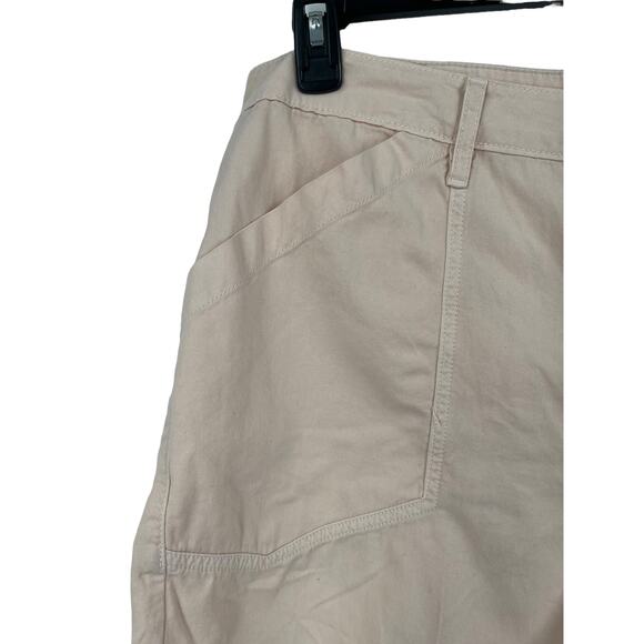 Frame shorts slouch pocket cotton shorts light pink size 34 - Picture 4 of 8